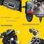 Mobile Gaming Controller With Cooling Fan, 6 Finger Trigger Design, Rechargeable 1200mAh Battery, Ergonomic Phone Gamepa