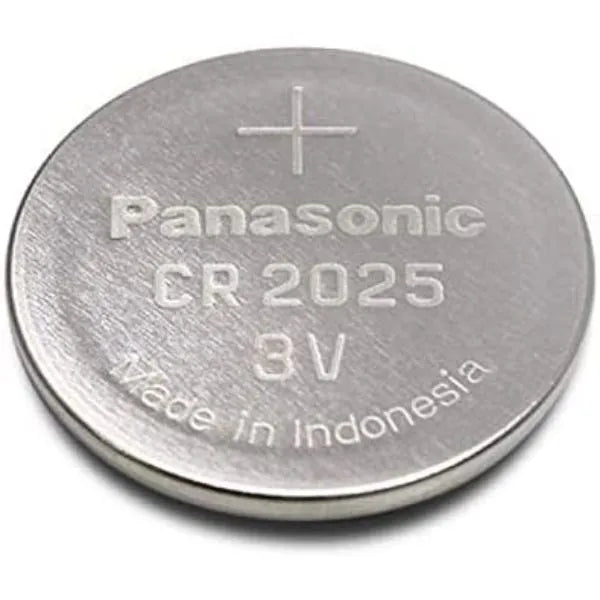 Panasonic cr2025 5-Piece Lithium Coin Cell Set Silver
