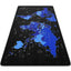 World Blue Extended Gaming Mouse Pad with Stitched Edges 80×30cm XL Desk Mat for Gaming, Office, Keyboard, Mouse, Laptop