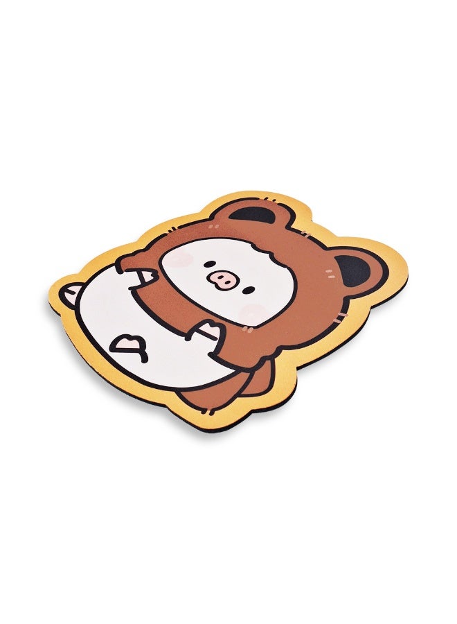 Cute Cartoon Mouse Pad with Bright and Attractive Colors | Fabric Surface with Non-Slip Rubber Base With Smooth Surface 
