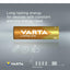 Varta Long Life Alkaline Batteries - 4 Packs, 1.5V, MIGNON ,4106 , STILO ,LR6 , MN1500 with gold color