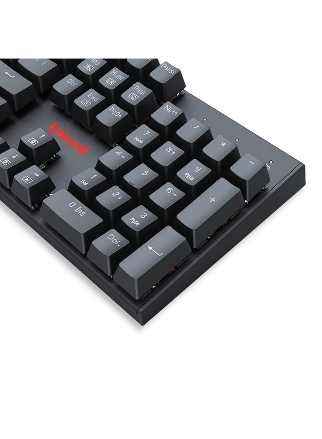 كيبورد جيمنج Redragon K565E RUDRA Elite ميكانيكال مفاتيح حمراء أسود