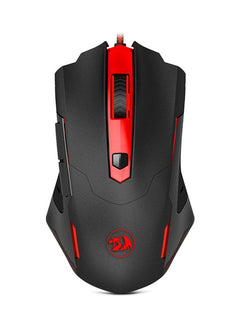 REDRAGON M705 - Wired Gaming Mouse 7200 DPI 6 Programmable Buttons Black Red