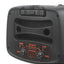 V-1565 15-Inch Portable Bluetooth Trolley Speaker, 40W Powerful Sound, 4500mAh Rechargeable Battery, Wired Microphone, B