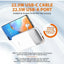 PQ19 10000mAh Fast Charging Power Bank with Built-In Charging Cables, 22.5W USB-C Quick Charge Output, 18W USB-C Fast In