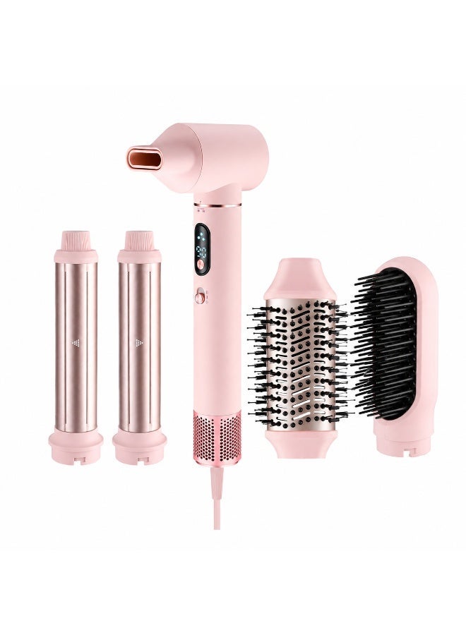 SK-14041 5-in-1 Hair Dryer & Styler – 1600W, 110,000 RPM BLDC Motor, Negative Ion Technology, 2 Temperature Settings, Fa