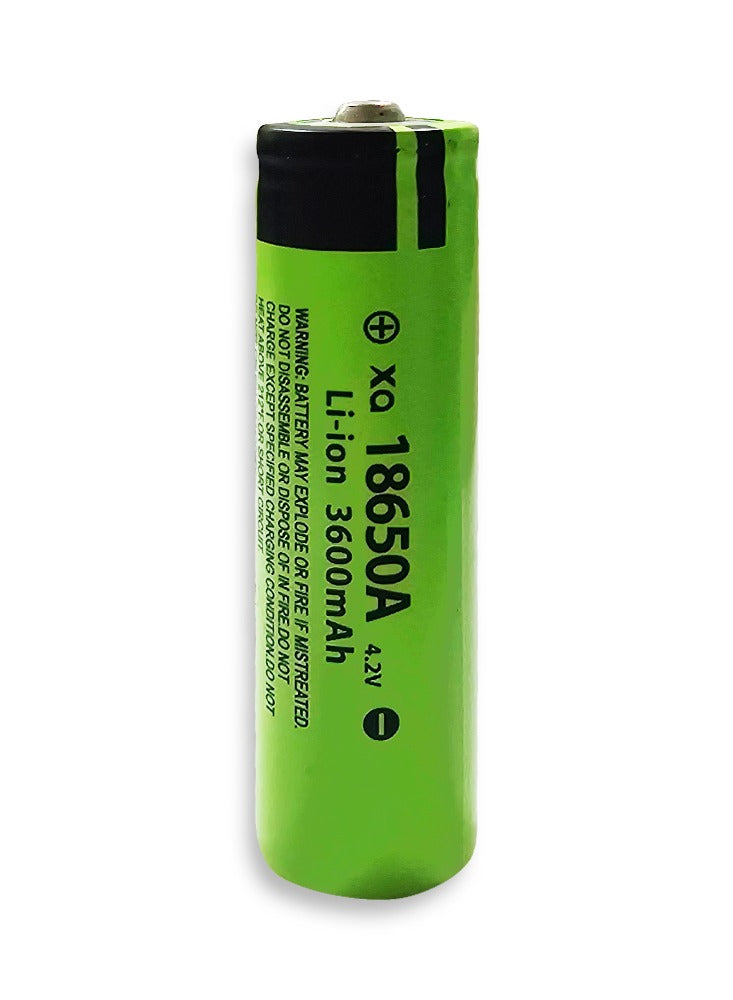 Battery (18650A) 4.2V 3600mAh Rechargeable for LED Toy Light , Flashlights , Power Bank , Electronic Devices, 1pc