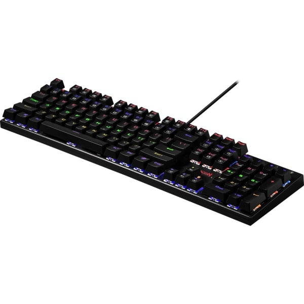 Redragon K565R RUDRA Gaming Mechanical Keyboard Rainbow Backlit, Red Switch