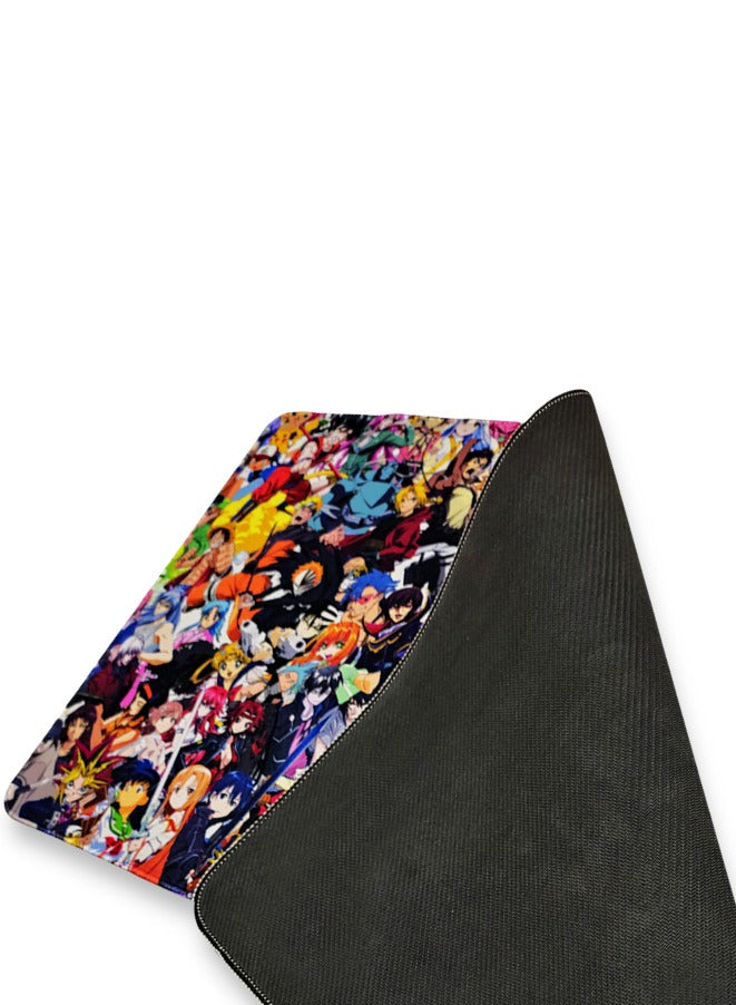 Large Mouse Pad, Anime style(60cm x 30cm x 2mm), HD Print Pattern Desk Mat, Extended Mouse Pad and Keyboard Mouse Pads, Waterproof Fabric Surface Mouse Pads for Office