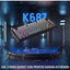 Gaming Keyboard PENUMBRA K687GG PRO Full Aluminum Alloy Hot-Swappable Mechanical Keyboard with 3-Mode Connection, Gasket