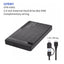 onten UHD1 2.5-inch SSD & HDD External Enclosure Case – USB 3.2 Gen1 / USB-C to SATA – Up to 5TB – External Hard Disk Drive Carrying for Laptop , PC | Black (OTN-UHD)