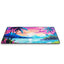 Gaming Mouse Pad, tropical island Large Extended Desk Mat, Large Desk Pad for Computer Keyboard, Mouse Pad with Stitched