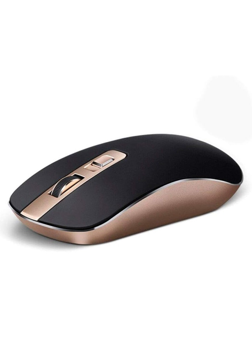 Wireless Computer Mouse S4000 ,1600DPI Black - GOLD