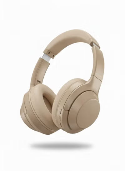 سماعة رأس بلوتوث X-SCOOT لاسلكية بصوت Pure Bass و Hi-Res موديل XS-653 بيج