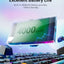 K708 Mechanical Keyboard , Tri-Modes Gaming Keyboard BT/2.4G/USB-C, Macro Programmable Mechanical Gaming Keyboard,LCD Sc