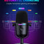 Professional USB Gaming Microphone with Noise Cancellation, RGB Streaming, Podcast, Recording & Gaming Microphone for PC