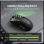 DM01 Tri-Mode Wireless Gaming Mouse with 12800 DPI, 50H Battery Life, 1000Hz Polling Rate, 2.4GHz Wireless, Bluetooth an