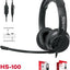 هيدسيت JeDEL HS-100 سلك USB عزل ضوضاء تحكم صوت أسود
