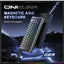 G69 RGB Wired Magnetic Switch Gaming Keyboard with 68 Keys, 8KHz Polling Rate, Noise-Reduced Design, Type-C Detachable C