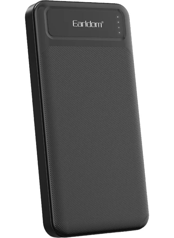 باور بانك Earldom ET-PB56 سعة 10000mAh مخرجين USB-A أبيض