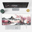 Japanese Watercolor Cherry Blossom Pink Mouse Pad, Gaming Mouse Pad,Non-Slip Water-Resistant  Anime Mouse pad, Large Mou