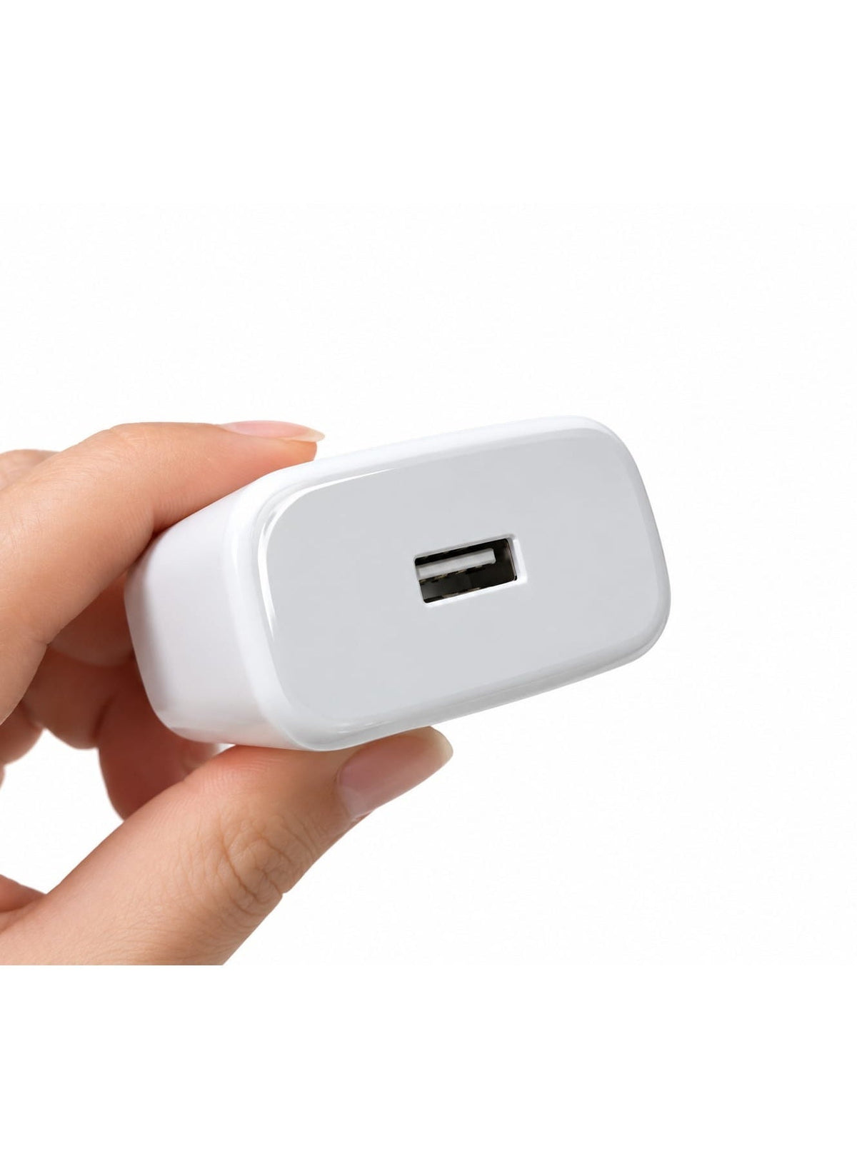 CH-272 65W Smart Fast Wall Charger with LCD Power Display, Dual-Port USB-C & USB-A Charging Adapter, AC 100–240V Travel 