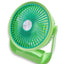 Portable Mini Fan USB Rechargeable Cute 4W Small Electric Fan For School ( green )