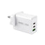 شاحن REMAX RP-U139 3 في 1 قوة 45W منفذ USB وType-C أبيض