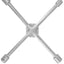 Apt Four Way Cross Lug Wrench ( 17/19MM - 21/23MM )