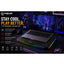 V-07 Laptop Cooling Pad with 5 Silent Cooling Fans, LED Display, Adjustable Fan Speed Control, Dual USB Ports, Multi Ang