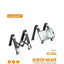 XS-804 Adjustable Desktop Stand for Mobile Phones, Tablets & Laptops, 180° Rotating Foldable Device Holder with Multi-Le