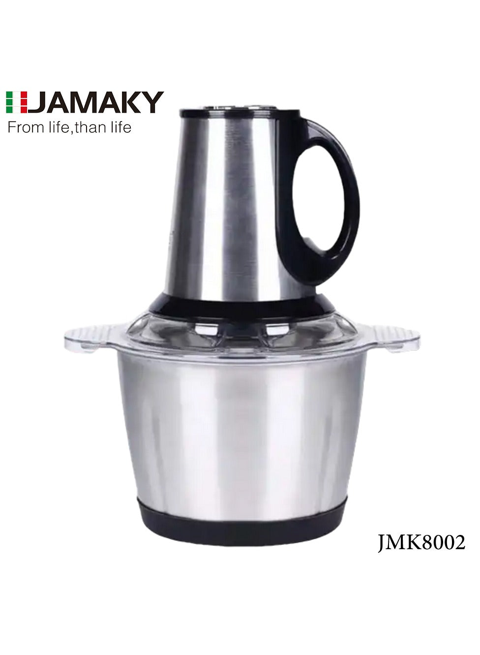 JAMAKY Italy Food chopper, for chopping food and meat, with Italian technology, power 500 watts, model JMK8002