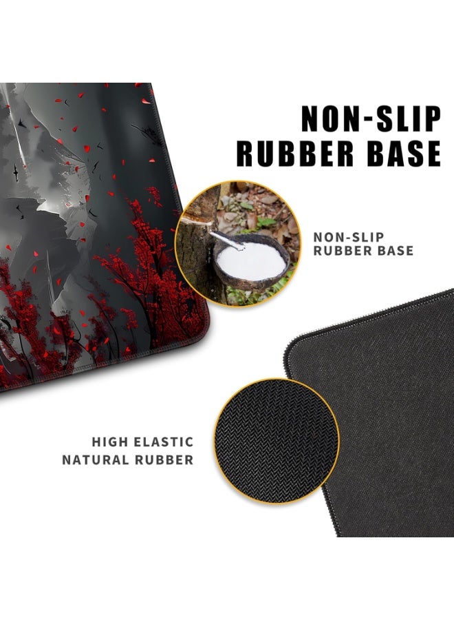 Japanese Desk Mat Riverside Full Moon Large Mouse Pad Gaming Mousepad Extended  Large Keyboard Mat Computer Laptop Mouse
