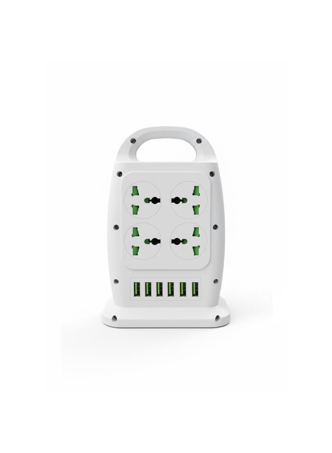 مشترك كهرباء المغربي المزدوج A022-8U-1PD تفاصيل منافذ الـ USB