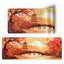 Gaming Mouse Pad Large Desk Pad for Desk Computer Pc Laptop Office Decor, Mouse Keyboard Pad Stitched Edges Non-Slip Rub