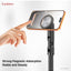 ET-EH350 Magnetic Desktop Phone Holder Stand, Adjustable Height Double-Joint Arm with 360° Rotation, Stable Metal Base f