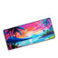 Gaming Mouse Pad, tropical island Large Extended Desk Mat, Large Desk Pad for Computer Keyboard, Mouse Pad with Stitched