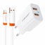 CH-269 2.1A Fast Wall Charger with Micro USB Cable – Safe & Stable Charging, Heat-Resistant Design, Intelligent Protecti