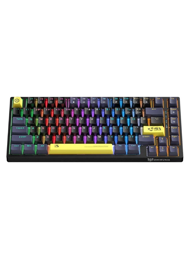 G52 RGB Wired Mechanical Gaming Keyboard with 82 Keys,