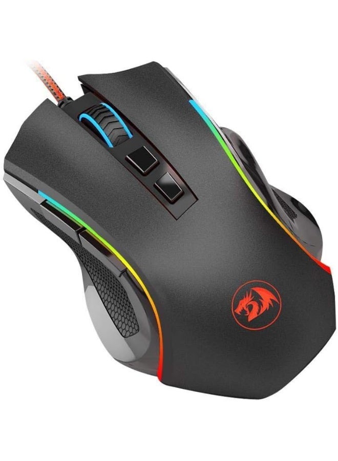 تفاصيل أزرار وعجلة التمرير في Redragon M607