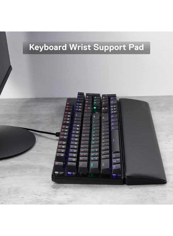 مسند معصم Redragon P037 Meteor L للكيبورد بحجم كبير أسود