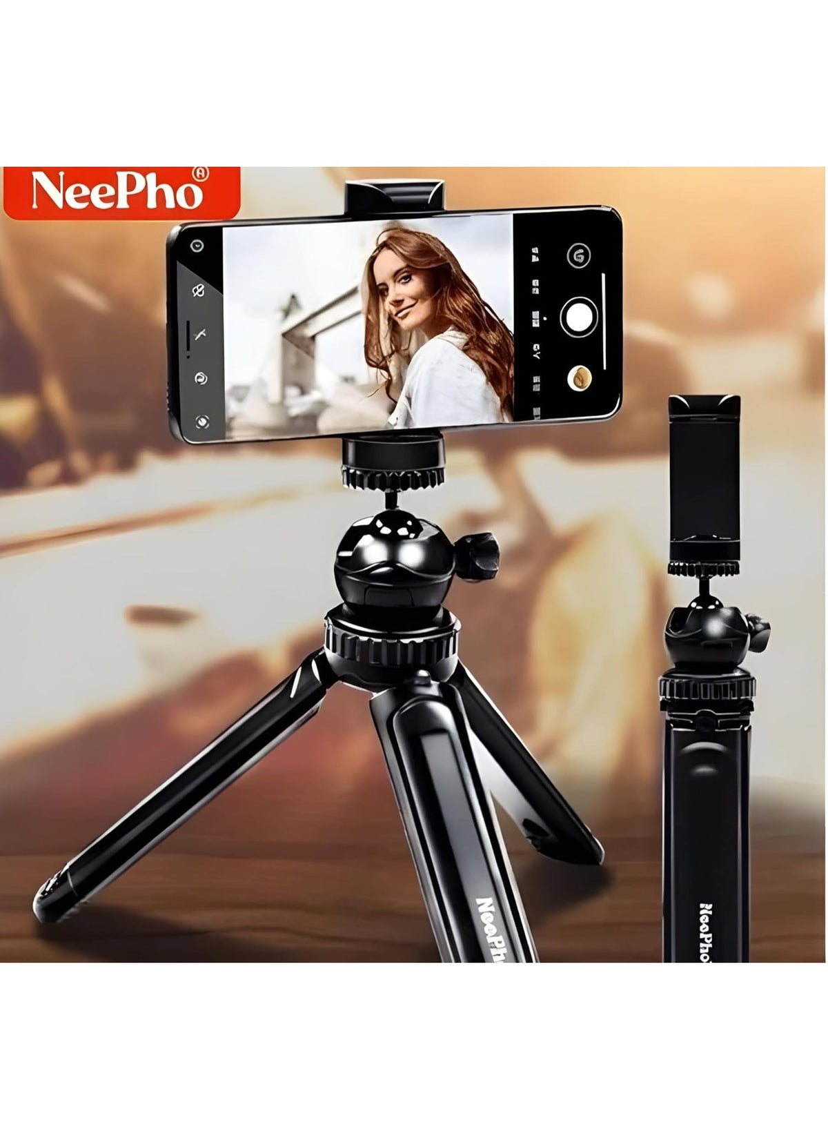 Tripod NP-999S , Professional Camera Tripod, Lightweight and Durable, Pan/Tilt/Swivel Head ,