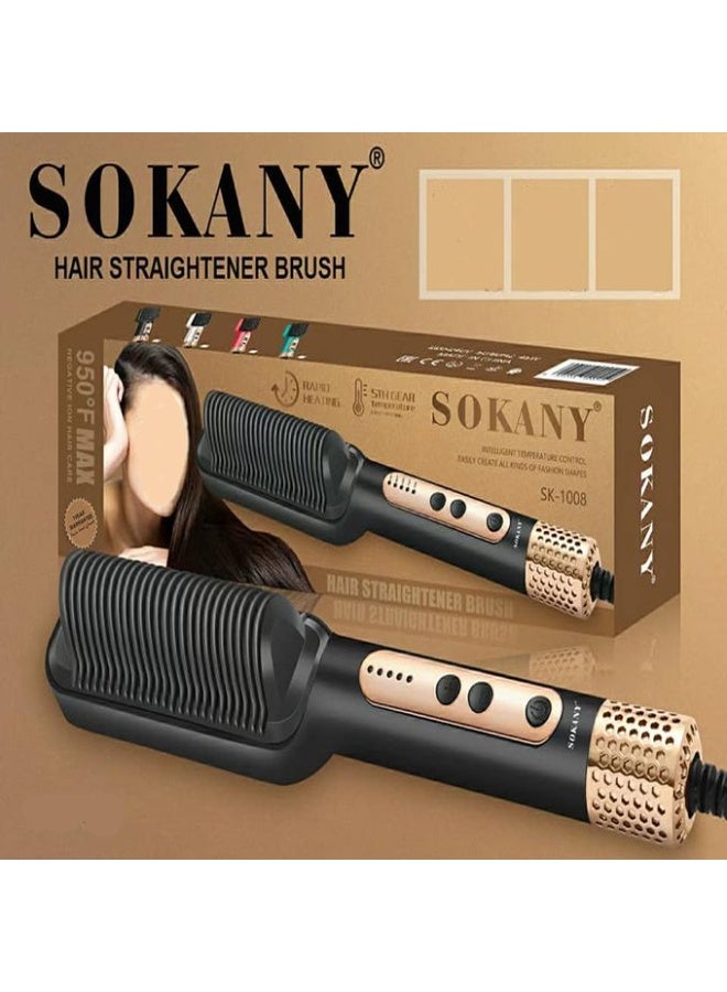 مكواة فرد الشعر سوكاني SK-1008 زر التحكم