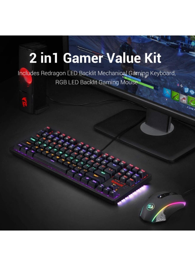 طقم كيبورد وماوس جيمنج Redragon S113 صورة 7
