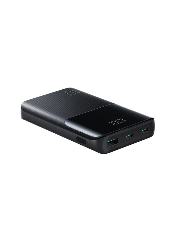 JR-QP191 Star Series Mini Power Bank 10000mAh, 22.5W Max Super Fast Charging, Digital Display, Compact & Lightweight, Du