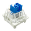 Mechanical Keyboard Blue Switches 3-Pin Linear Switches, Dust-Proof Black Housing DIY Replacement Key Switches for Mecha