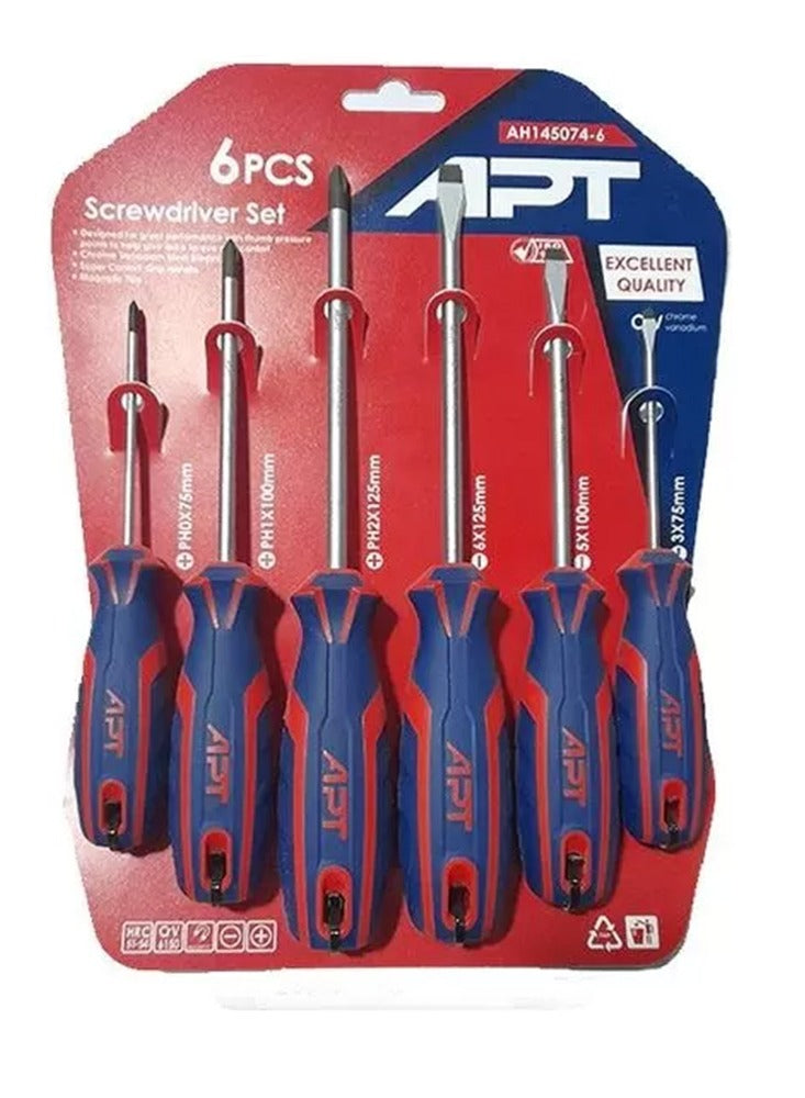 Apt Screwdriver Set Of 6 pieces - AH145074-6