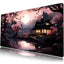 Japan Sakura Blooms Desk Mat Japanese Mouse Pad Large Cute Black Pink Aesthetic Desk Pad Gaming Mousepad Extended Keyboa