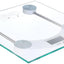 Square Glass Personal Scale, 180 kg - Transparent