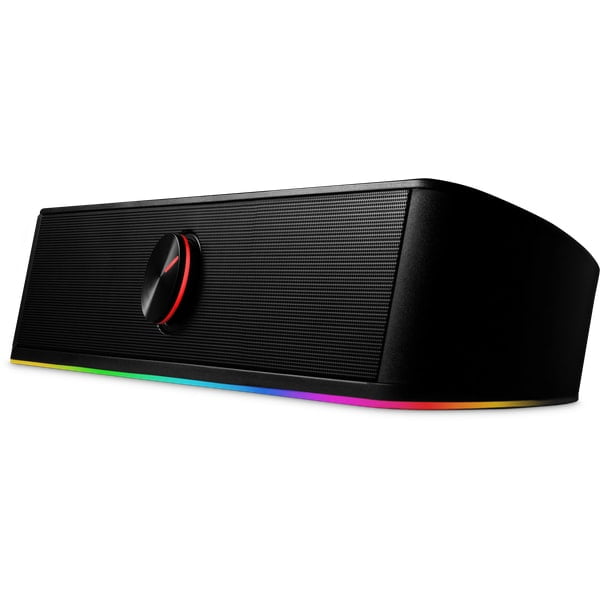 REDRAGON GS560 ADIEMUS RGB Desktop Sound bar With Dual Speakers – USB Powered + 3.5mm Cable